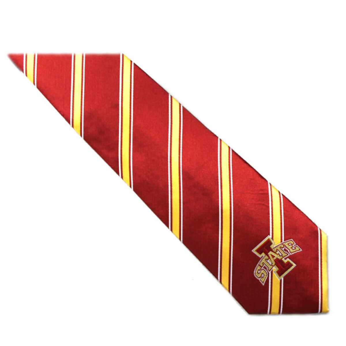 I-State Cardinal & Gold Striped Necktie